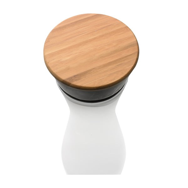 Stiklinė vandens gertuvė su bambukiniu dangteliu XD Design Lumm light, 800 ml-image-3