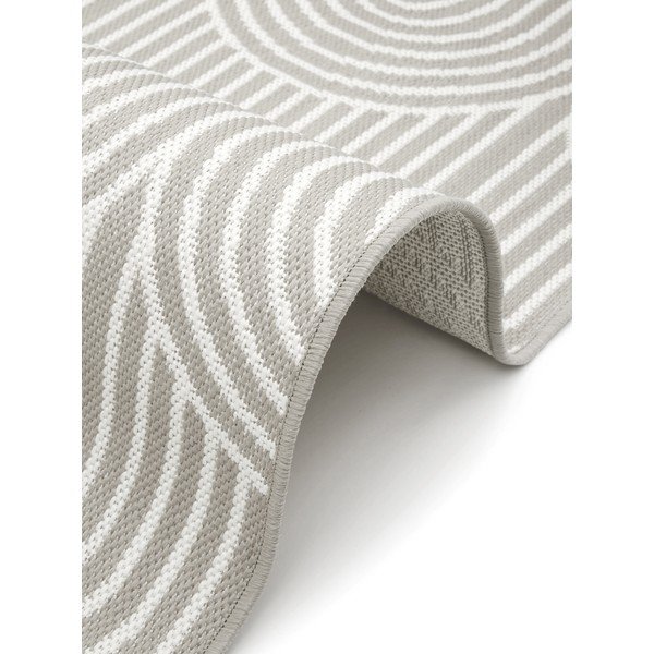 Pilkos smėlio spalvos lauko kilimas Westwing Collection Arches, 80 x 150 cm-image-2