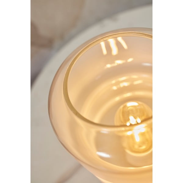 Stalinis šviestuvas baltos spalvos (aukštis 23 cm) su stiklo gaubtu Verona – it's about RoMi-image-4