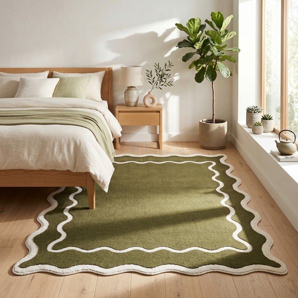 Tamsiai žalios spalvos kilimas 120x170 cm Dolce – ESTE-image-2