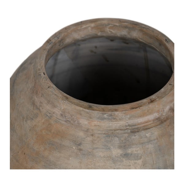 Rudos spalvos iš keramikos aukšta vaza (aukštis 49 cm) Antigo – Ixia-image-1