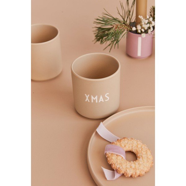 Smėlio spalvos dirbtinio porceliano puodelis Design Letters Favourite, 0,25 l-image-1