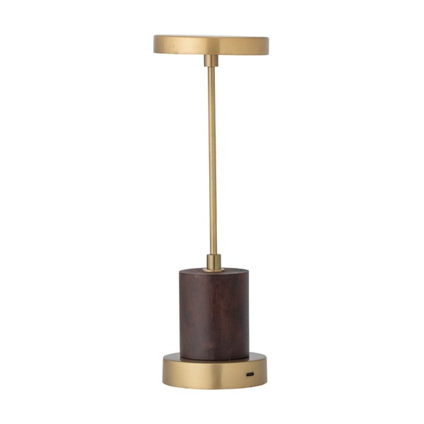 Stalinis šviestuvas auksinės spalvos LED su pritemdymo funkcija (aukštis 30 cm) su metaliniu gaubtu Chico – Bloomingville