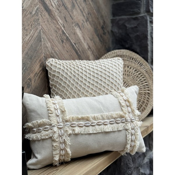 Iš medvilnės dekoratyvinis pagalvės užvalkalas 30x50 cm Seashells – Mioli Decor-image-4