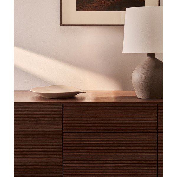 Iš keramikos dekoratyvinis padėklas ø 30 cm Ebenor – Kave Home-image-1