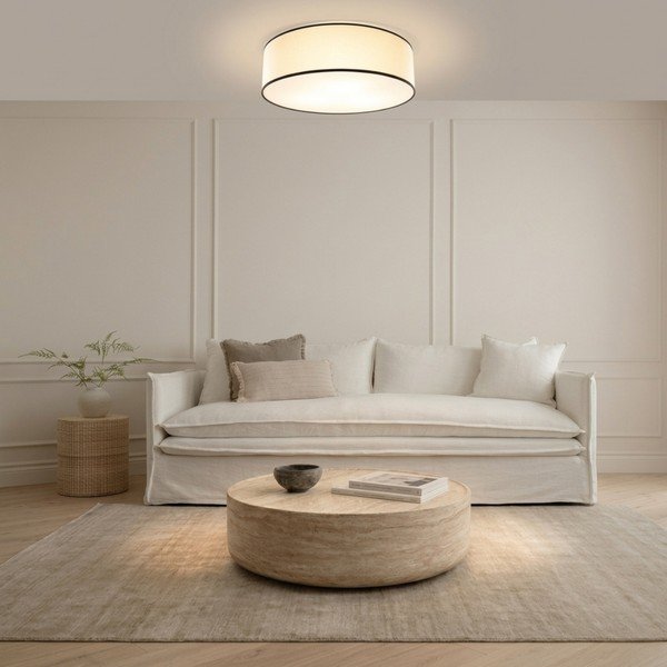 Baltos spalvos iš popieriaus lubinis šviestuvas ø 60 cm TOP – Thoro-image-1