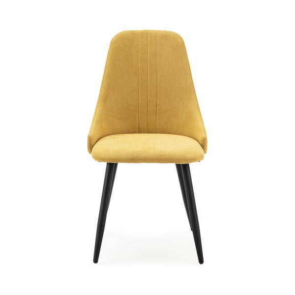 Geltonos spalvos valgomojo kėdės, 4 vnt. Mani - Marckeric-image-2