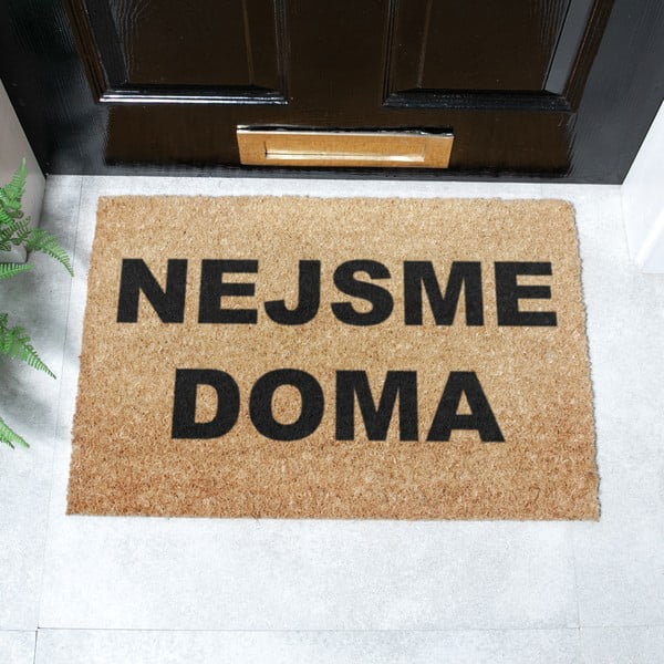 Iš kokoso pluošto grindų kilimėlis 40x60 cm Nejsme Doma – Artsy Doormats-image-2