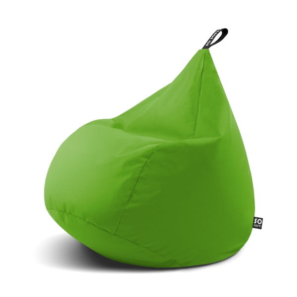 Žalios spalvos sėdmaišis Drop L – So Soft?