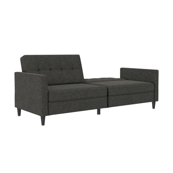 Sulankstoma sofa pilkos spalvos 82 cm Hartford – Støraa-image-3