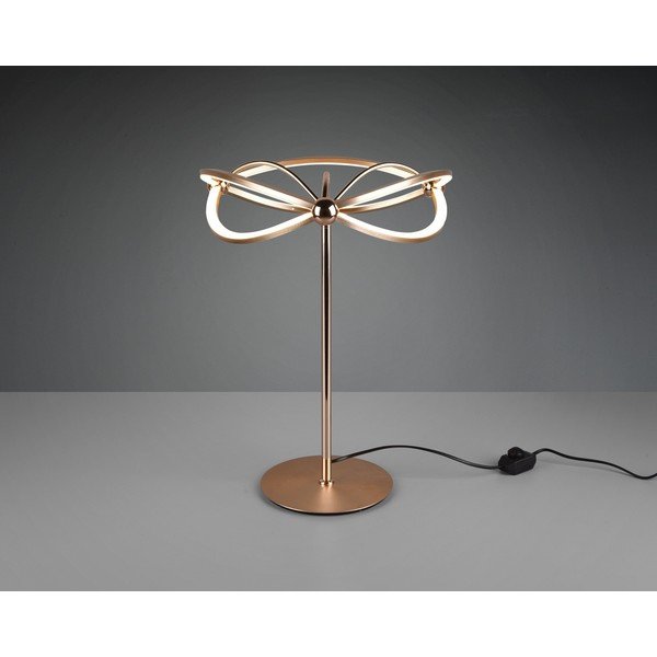 Žalvario spalvos stalinis šviestuvas LED su pritemdymo funkcija (aukštis 50 cm) Charivari – Trio-image-1