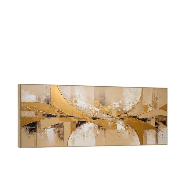 Paveikslas 150x60 cm Gold Abstraction – knor-image-2