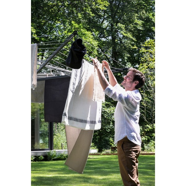 Antracito spalvos sodo skalbinių džiovykla 50 m Topspinner – Brabantia-image-4