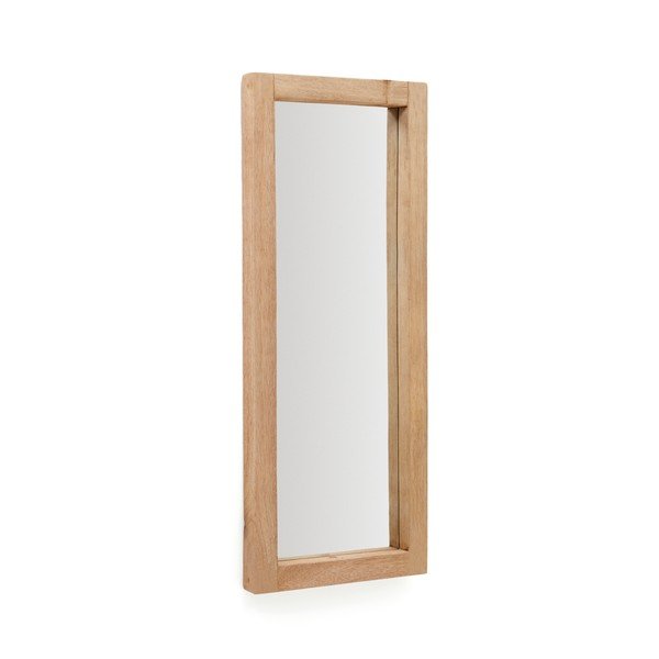 Sieninis veidrodis su medžio masyvo rėmu 50x120 cm Maden – Kave Home