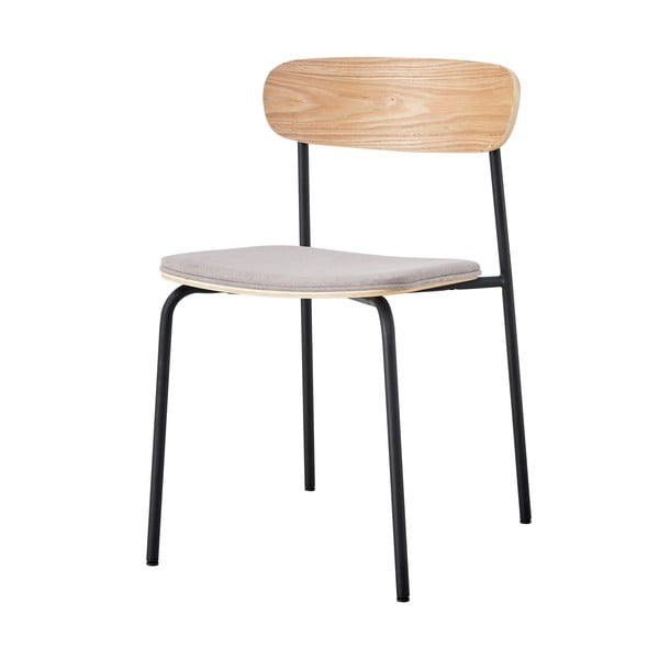 Juodos spalvos/taupe spalvos valgomojo kėdės 2 vnt. Adriana – Marckeric-image-3