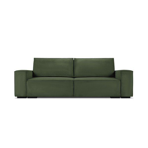 Žalia aksominė sofa-lova Mazzini Sofas Azalea-image-2