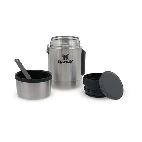 Sidabrinės spalvos iš nerūdijančio plieno maistui termosas 530 ml Adventure – Stanley-image-2