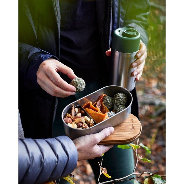 Padalintas pietų dėžutė 2x dėžės Bento – Black + Blum-image-1