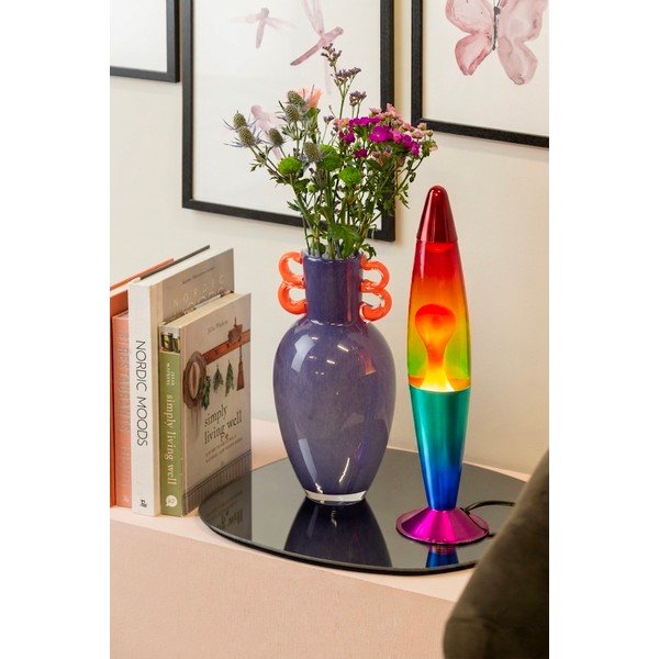 Žalios spalvos iš stiklo lavos lempa (aukštis 41,5 cm) Rainbow Rocket Lava – Leitmotiv-image-1