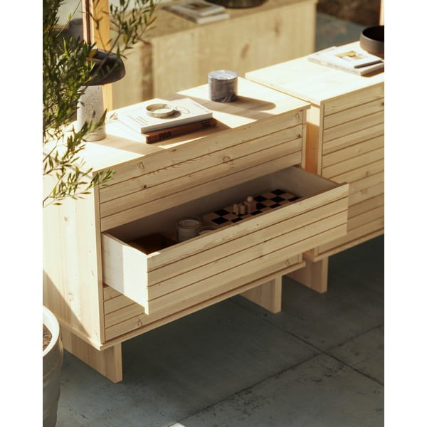Natūrali komoda iš pušies medienos Karup Design Kommo-image-4