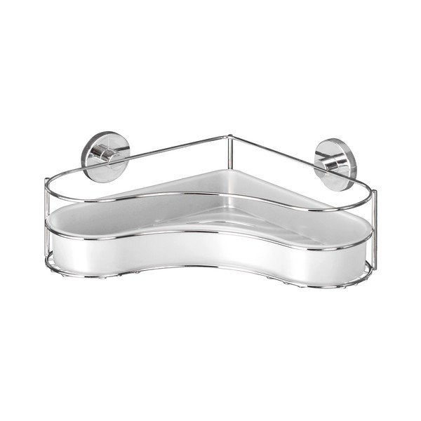 Kampinė lentynėlė su indeliu Wenko Vacuum-Loc Milazzo, iki 33 kg-image-2