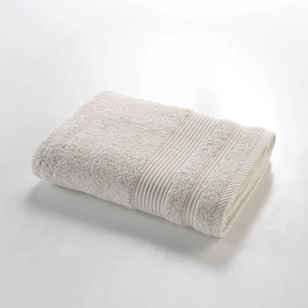 Smėlio spalvos iš frote audinio iš medvilnės vonios rankšluostis 70x130 cm Tendresse – douceur d'intérieur