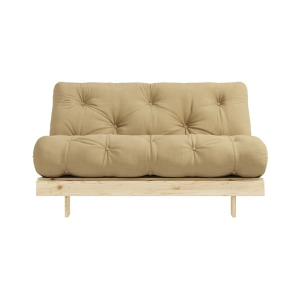 Garstyčių spalvos sulankstoma sofa 140 cm Roots – Karup Design-image-3