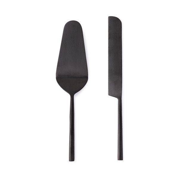 Iš nerūdijančio plieno torto serviravimo rinkinys 2 vnt. Hestia – Bizzotto