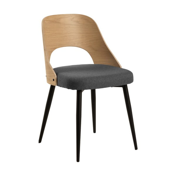 Valgomojo kėdė pilkos spalvos/natūralios spalvos Lucy – Actona