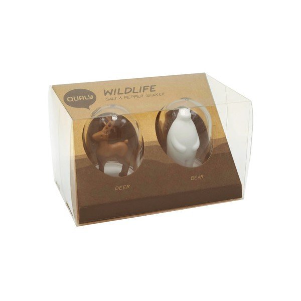 Qualy&CO Laukinių gyvūnų druskinės ir pipirinės rinkinys-image-2