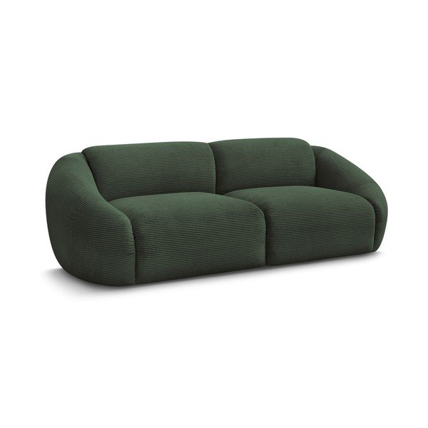 Žalios spalvos sofa iš kordinio velveto 250 cm Tina – Bobochic Paris-image-2