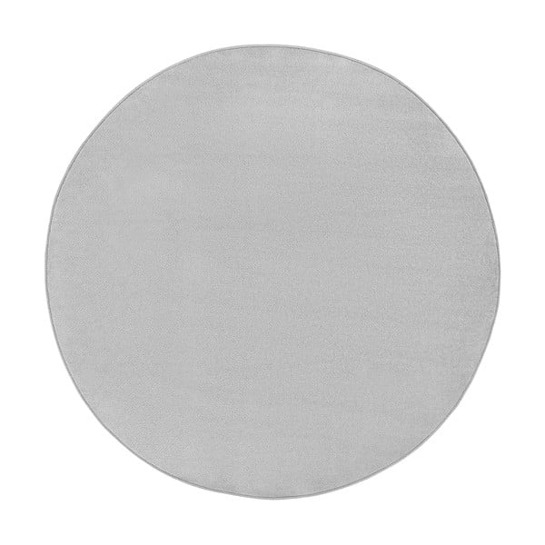 Apvalios formos kilimas šviesiai pilkos spalvos ø 200 cm Fancy – Hanse Home
