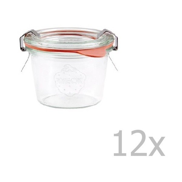 12 indelių rinkinys Weck Sturz, 80 ml