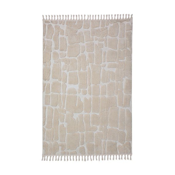 Kreminės spalvos kilimas 200x300 cm Esra Cobbled – Flair Rugs