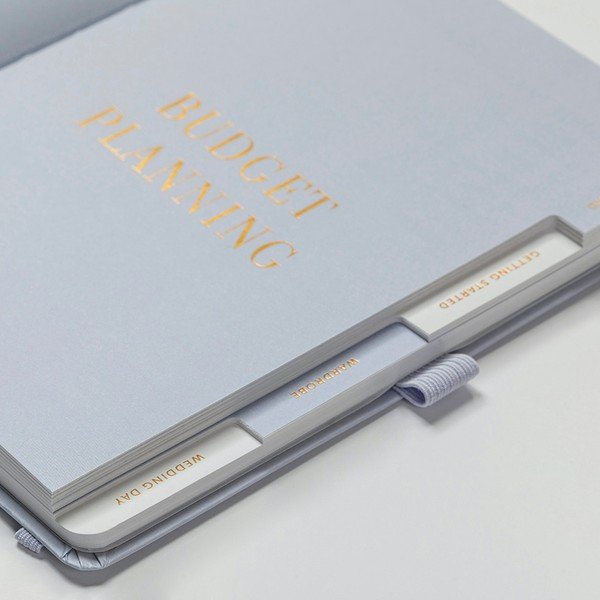 Sidabro spalvos užrašų knygutė vestuvių biudžetui Busy B-image-1