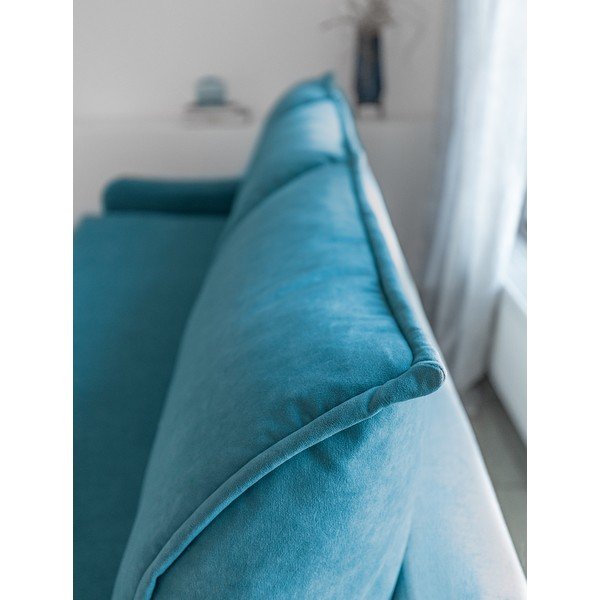 Turkio spalvos aksominė sofa-lova Miuform Tender Eddie-image-1