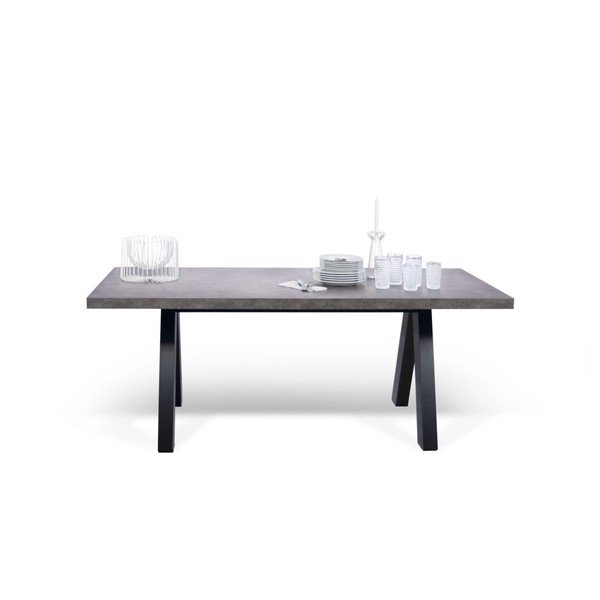 TemaHome "Apex" pilkas valgomojo stalas-image-4