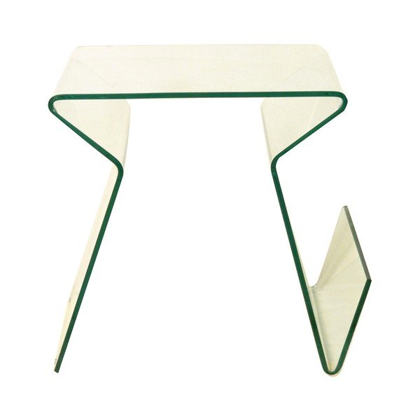 Stiklinis kavos staliukas / žurnalų stovas Evergreen House Ra-image-2