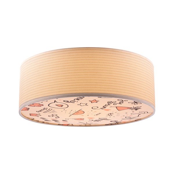 Vaikiškas lubinis šviestuvas ø 38 cm su tekstiliniu gaubtu Kiddy – Candellux Lighting-image-3