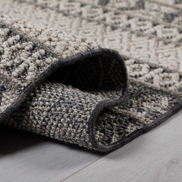 Pilkos ir kreminės spalvos kilimas Flair Rugs Herne, 160 x 230 cm-image-3