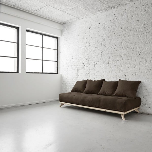 Sofa "Senza Natural/Choco Brown-image-1