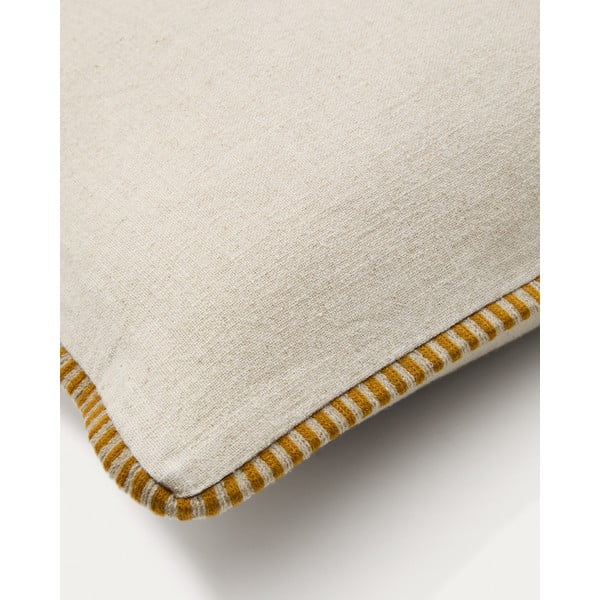 Iš lino mišinio dekoratyvinis pagalvės užvalkalas 45x45 cm Ardit – Kave Home-image-3