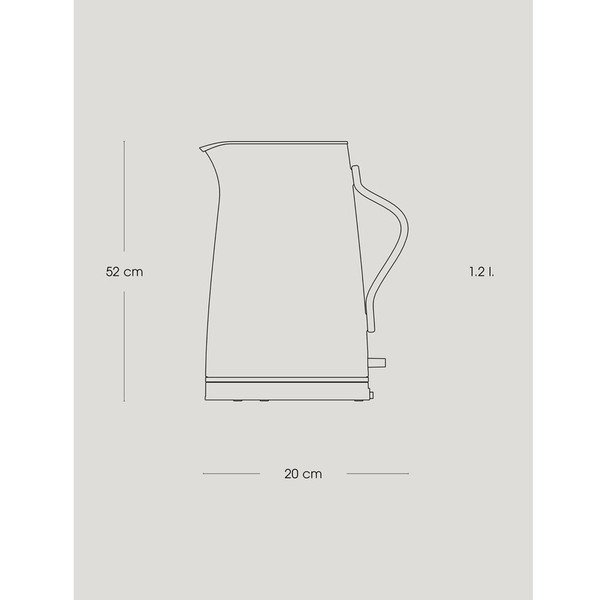 Juodos spalvos iš nerūdijančio plieno virdulys 1,2 l Emma – Stelton-image-4
