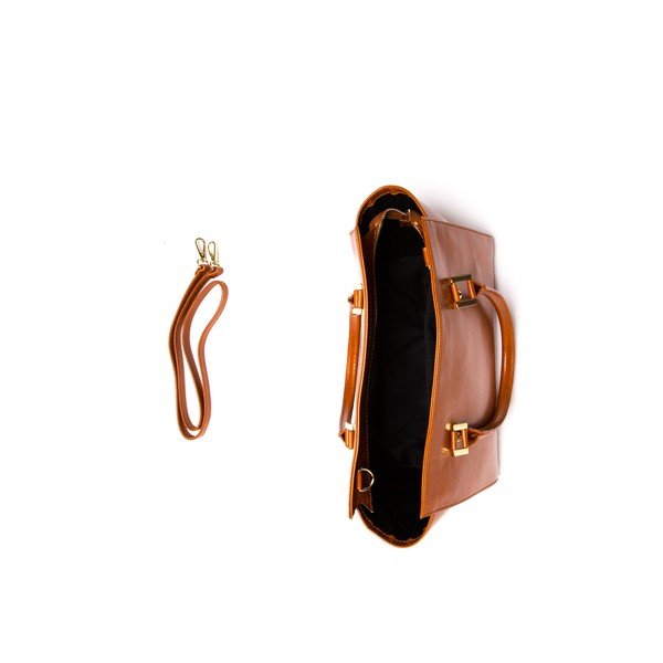 Odinė rankinė Isabella Rhea 382 Cognac-image-3