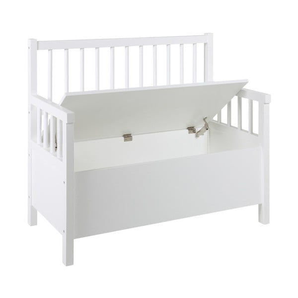 Baltas suolas su daiktų laikymo vieta Actona Assila-image-2