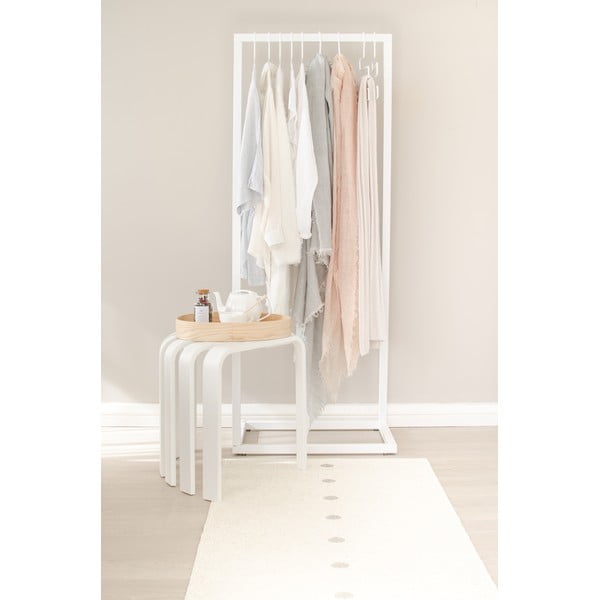 Smėlio spalvos/kreminės spalvos lauko ir vidaus kilimas 70x60 cm Peg Linen Vanilla – Pappelina-image-4