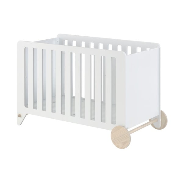 Balta vaikiška lovelė Kave Home Nunila, 120 x 60 cm-image-2