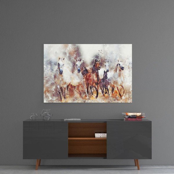 Paveikslas ant stiklo Insigne Horses II-image-3