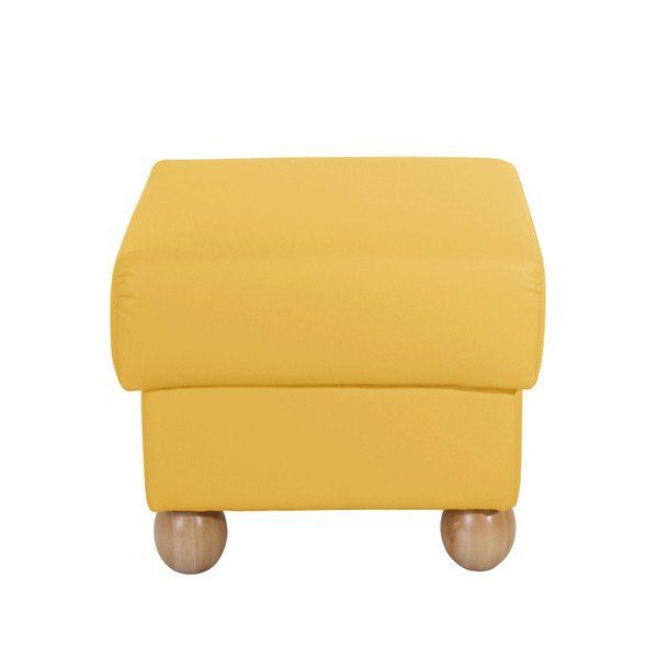 "Max Winzer Monarch Yellow Ottoman-image-1