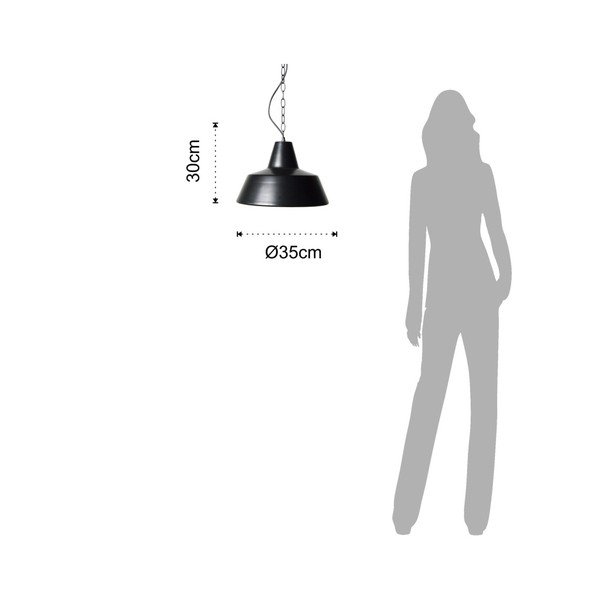 Juodas pakabinamas šviestuvas Tomasucci Loft-image-1